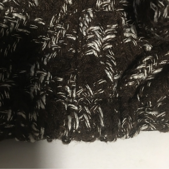 Textured Tweed Hat Covered Buttons Short Brim Visor Beret Retro British Style - Picture 8 of 9